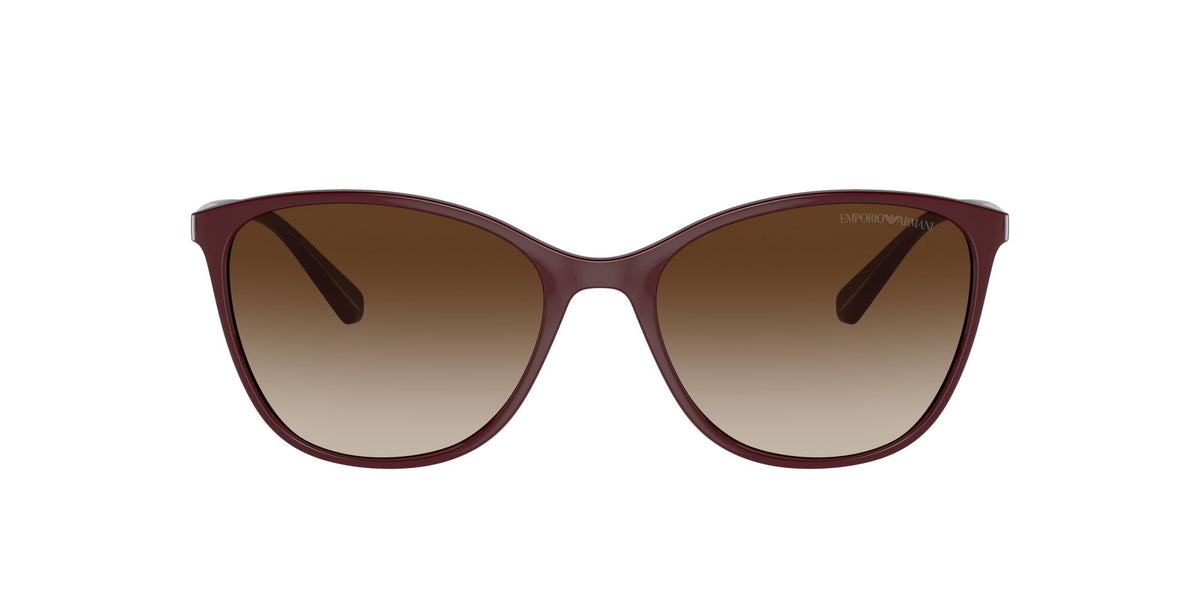 Emporio Armani  0EA4073 557613 56 Shiny Bordeaux/ Gradient Brown 56 / Polycarbonate / Injected / Molded