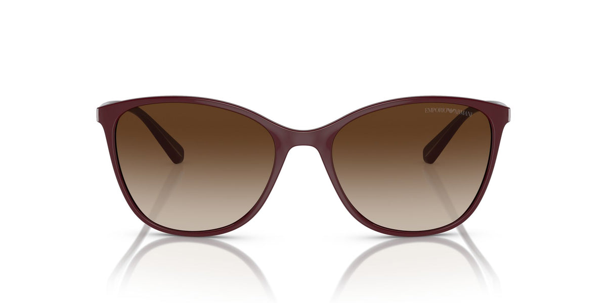 Emporio Armani  0EA4073 557613 56 Shiny Bordeaux/ Gradient Brown 56 / Polycarbonate / Injected / Molded