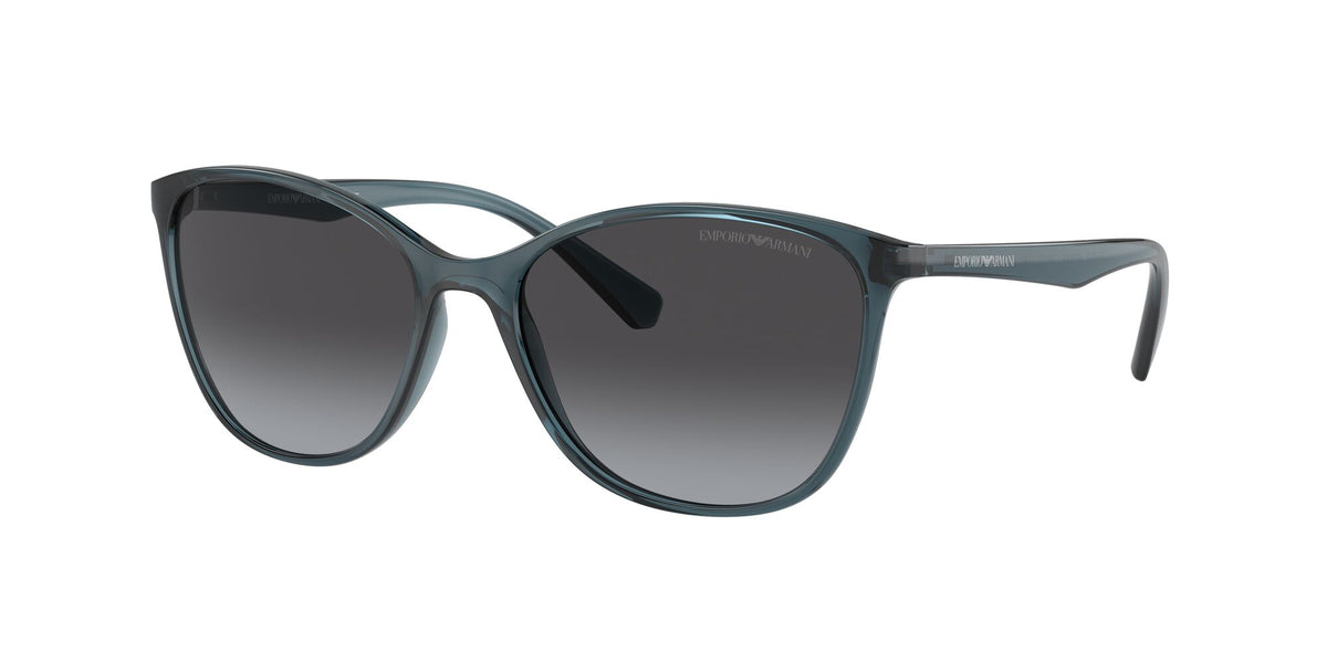 EA 4073 Emporio Armani  Transparent Blue / Gradient Grey 56 56 / Polycarbonate / Injected / Molded
