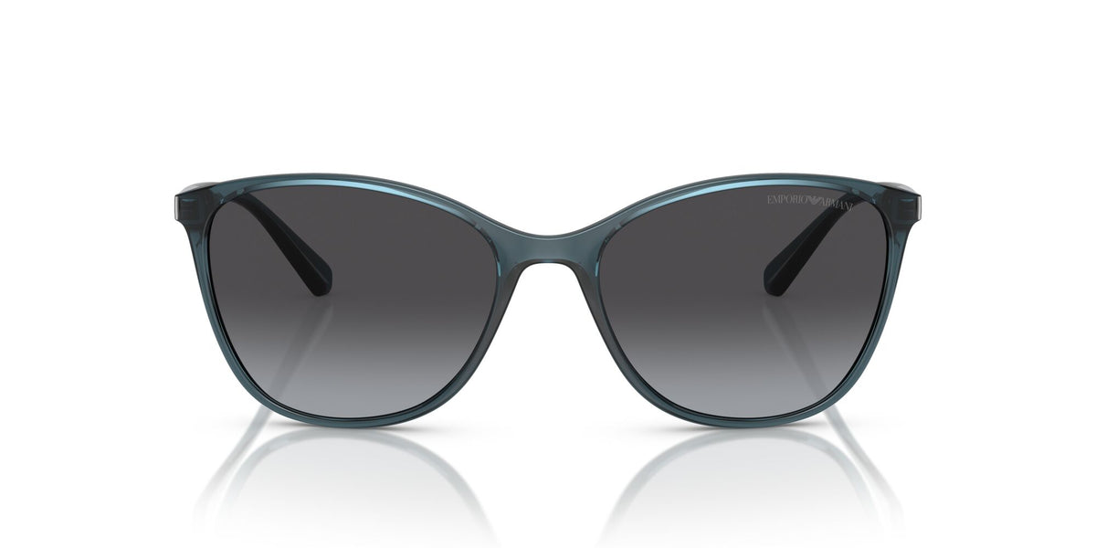 EA 4073 Emporio Armani  Transparent Blue / Gradient Grey 56 56 / Polycarbonate / Injected / Molded