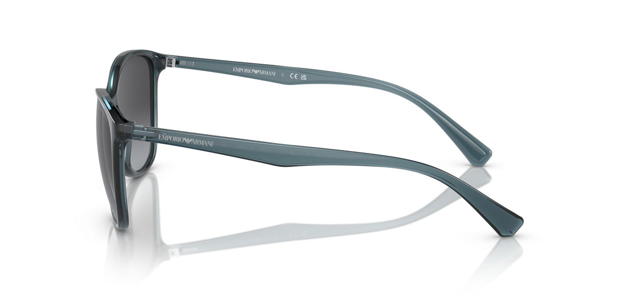 EA 4073 Emporio Armani  Transparent Blue / Gradient Grey 56 56 / Polycarbonate / Injected / Molded
