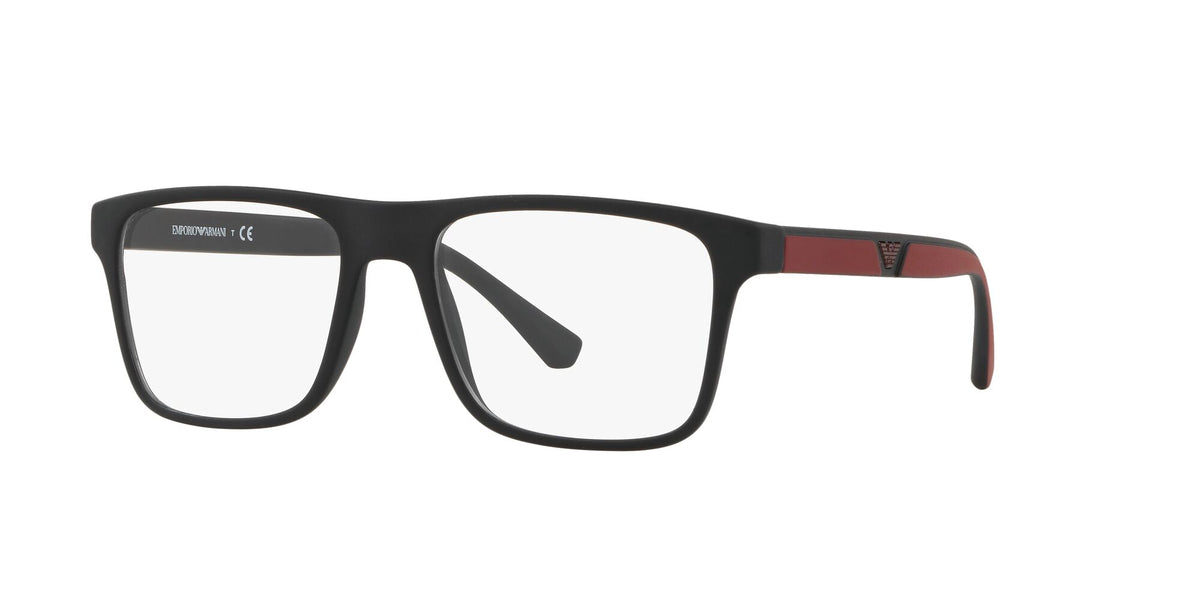Emporio Armani 0EA4115F 50421W 54 Matte Black/ Clear