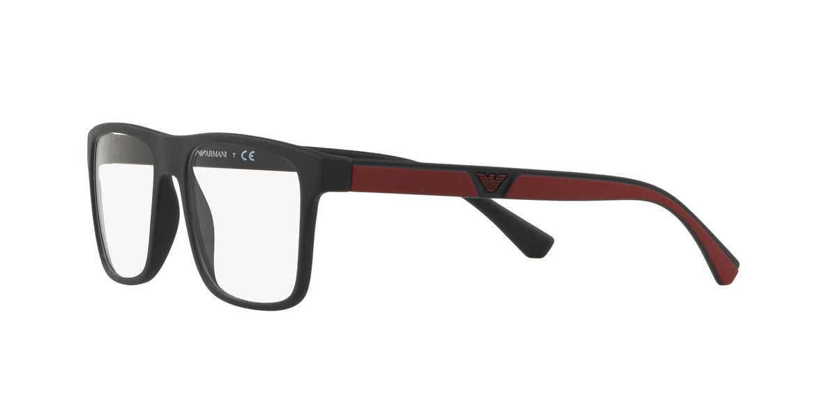 Emporio Armani 0EA4115F 50421W 54 Matte Black/ Clear
