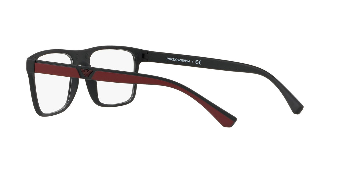 Emporio Armani 0EA4115F 50421W 54 Matte Black/ Clear