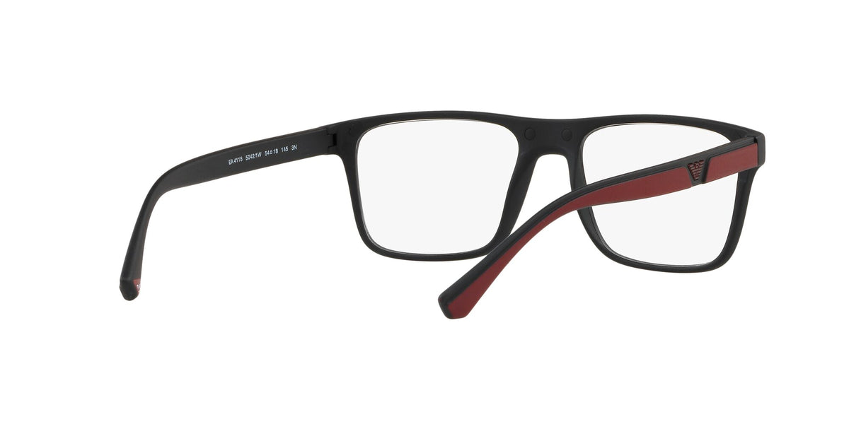 Emporio Armani 0EA4115F 50421W 54 Matte Black/ Clear