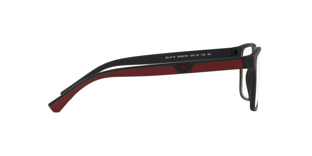 Emporio Armani 0EA4115F 50421W 54 Matte Black/ Clear