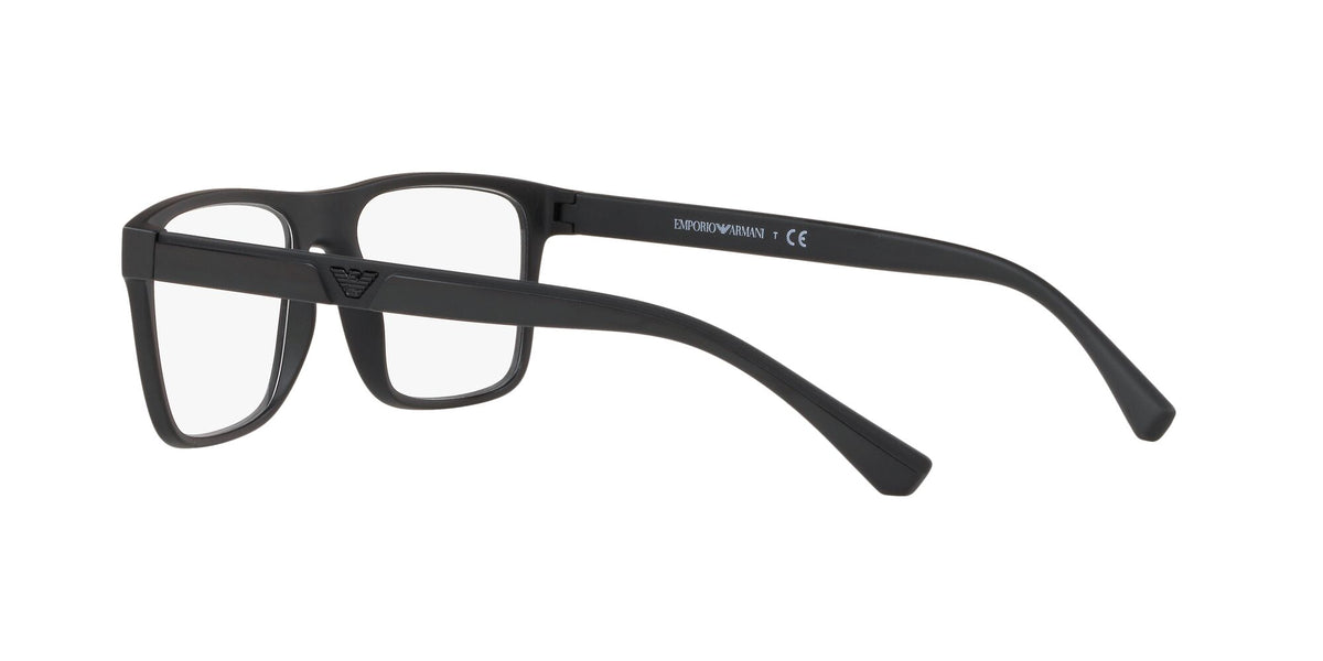 Emporio Armani  0EA4115F 58011W 54 Matte Black/ Clear 54 / Plastic