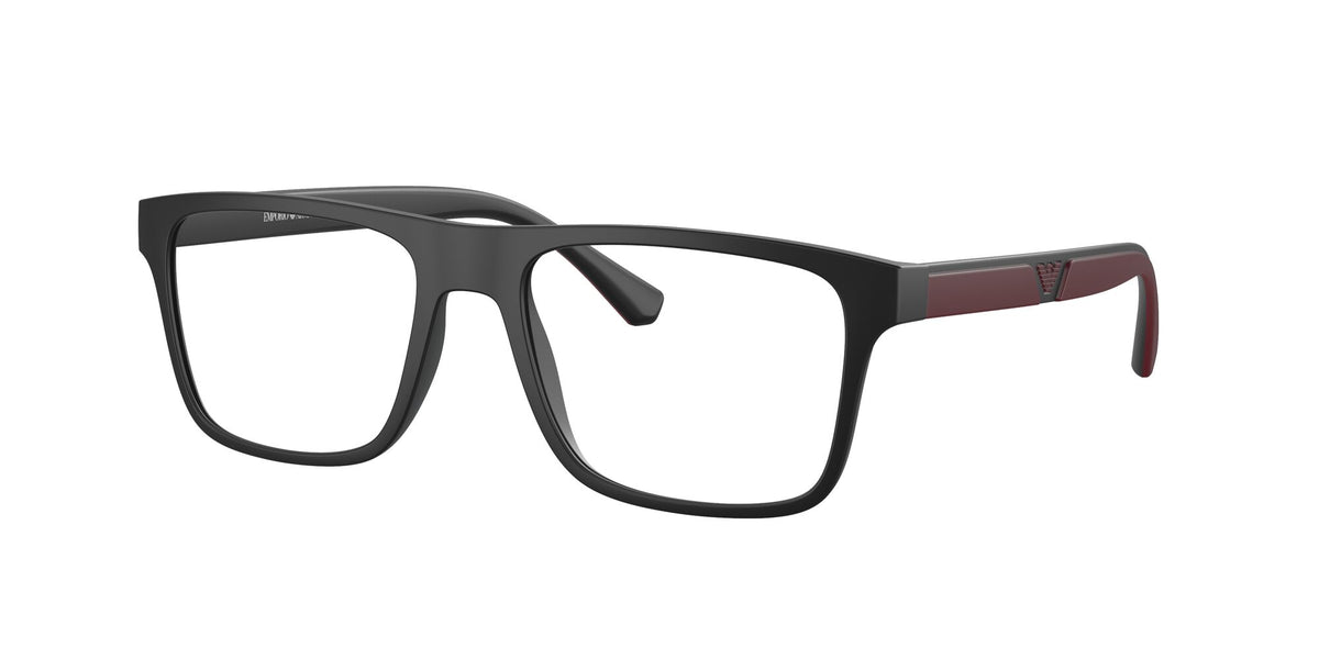 Emporio Armani 0EA4115 50421W 54 Matte Black/ Clear
