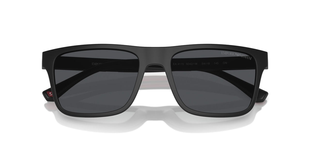 Emporio Armani 0EA4115 50421W 54 Matte Black/ Clear