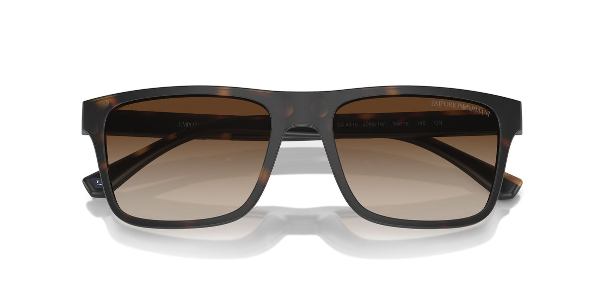 Emporio Armani 0EA4115 50891W 54 Matte Havana/ Clear