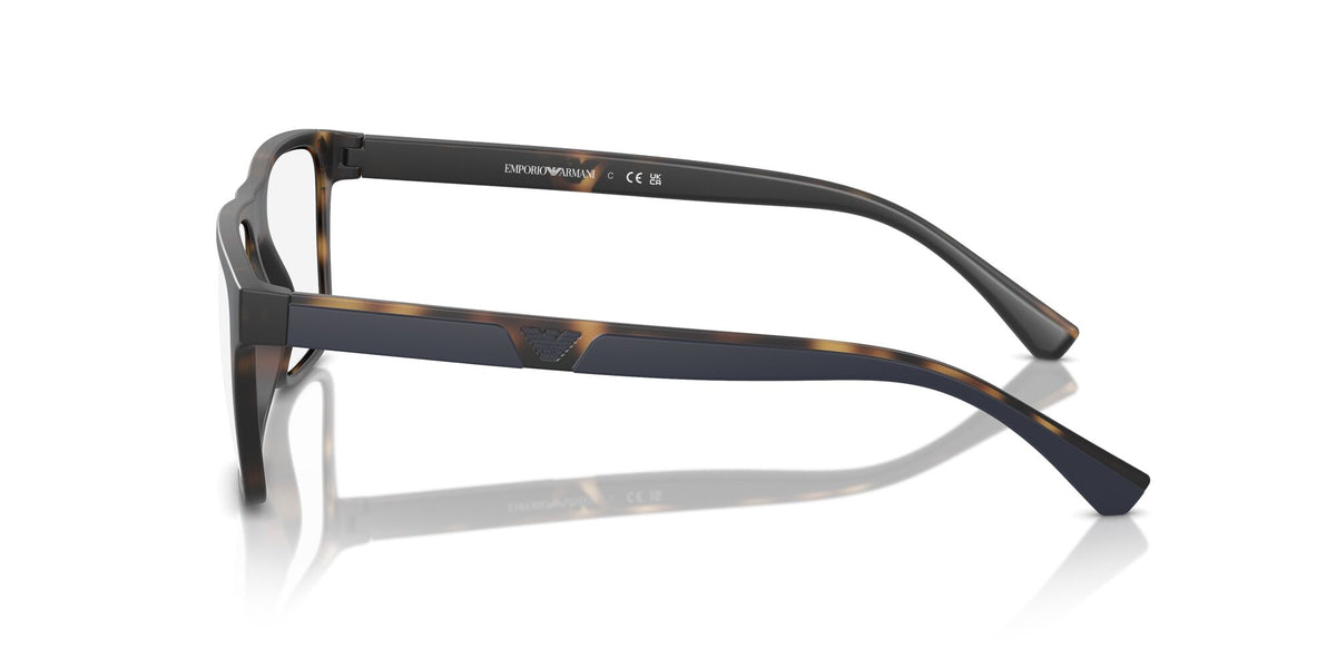 Emporio Armani 0EA4115 50891W 54 Matte Havana/ Clear