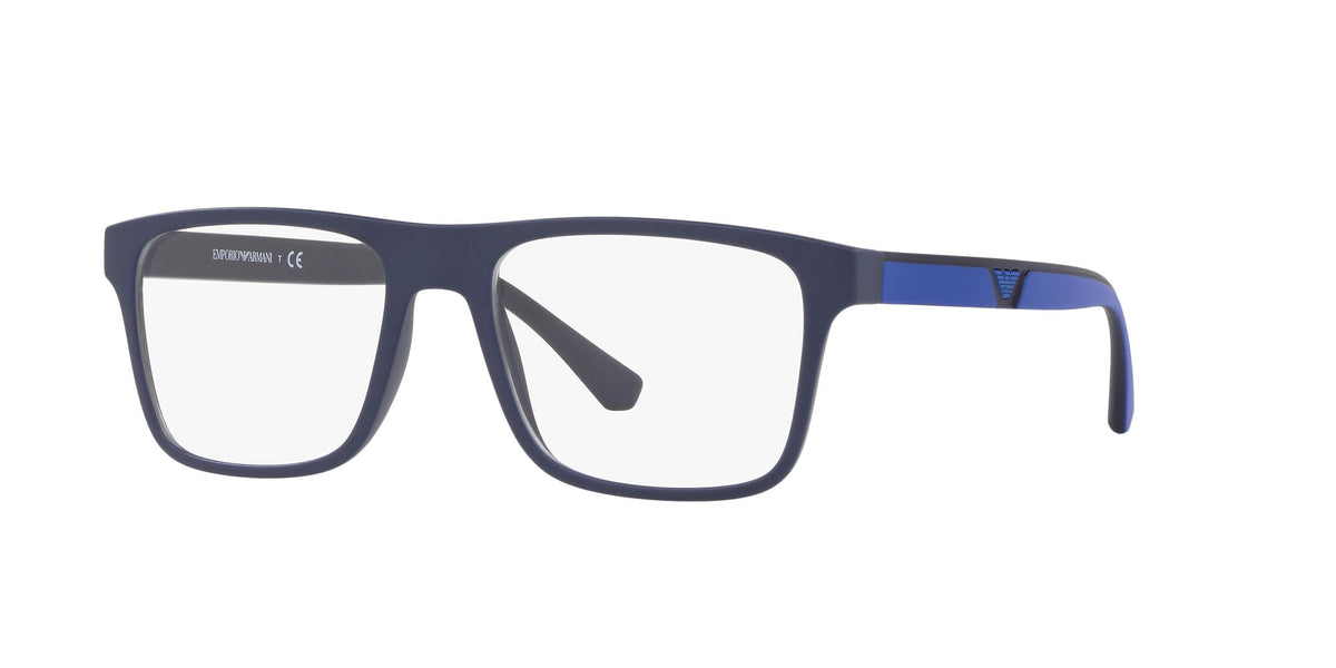 Emporio Armani  0EA4115 57591W 54 Matte Dark Blue/ Clear 54 / Plastic / Plastic