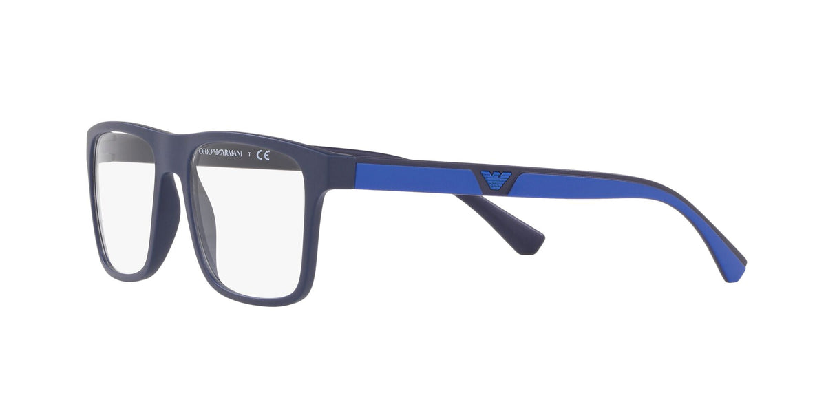 Emporio Armani  0EA4115 57591W 54 Matte Dark Blue/ Clear 54 / Plastic / Plastic
