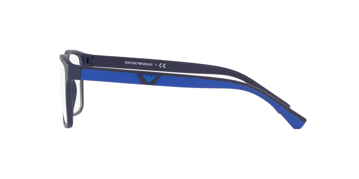 Emporio Armani  0EA4115 57591W 54 Matte Dark Blue/ Clear 54 / Plastic / Plastic