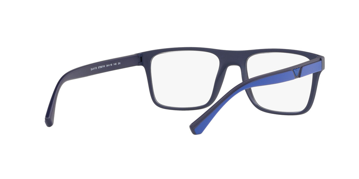 Emporio Armani  0EA4115 57591W 54 Matte Dark Blue/ Clear 54 / Plastic / Plastic