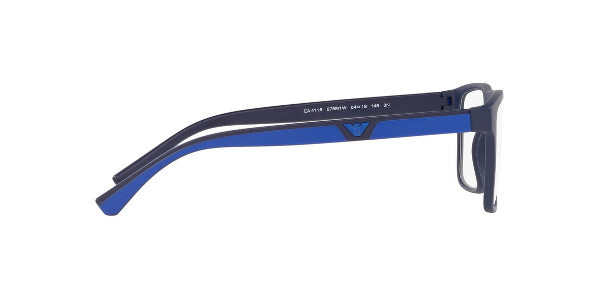 Emporio Armani  0EA4115 57591W 54 Matte Dark Blue/ Clear 54 / Plastic / Plastic