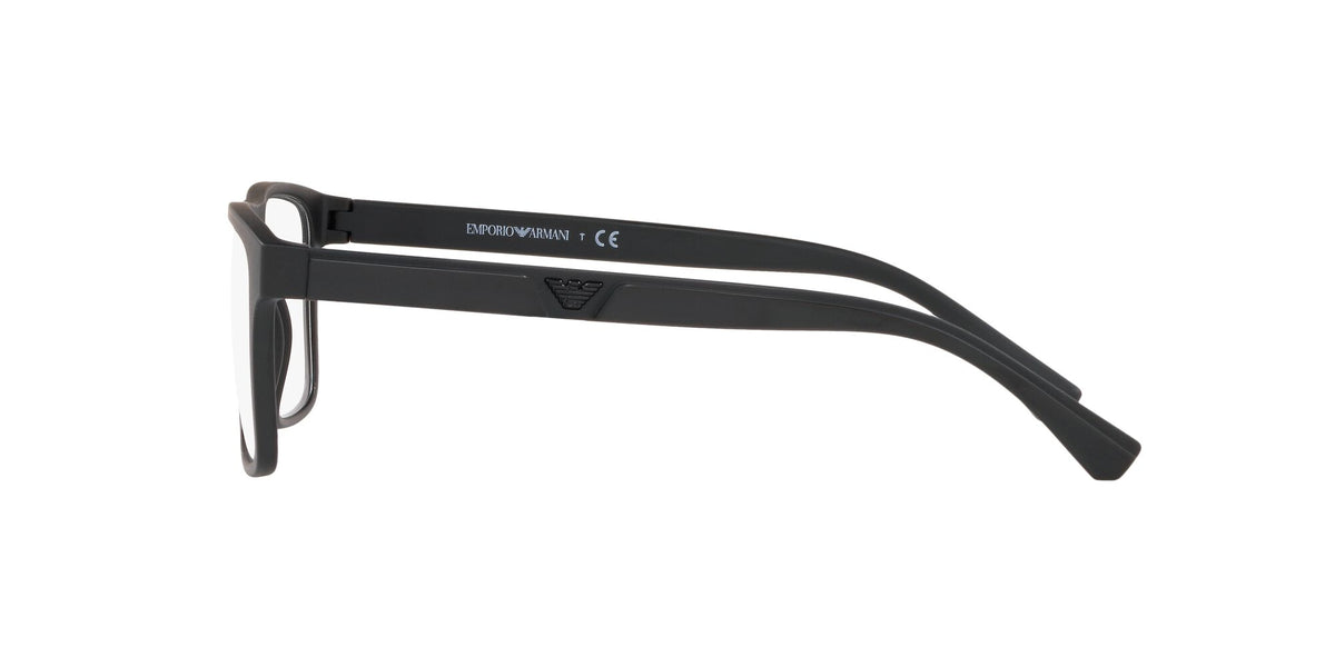 Emporio Armani  0EA4115 58011W 52 Matte Black/ Clear 52 / Plastic / Plastic
