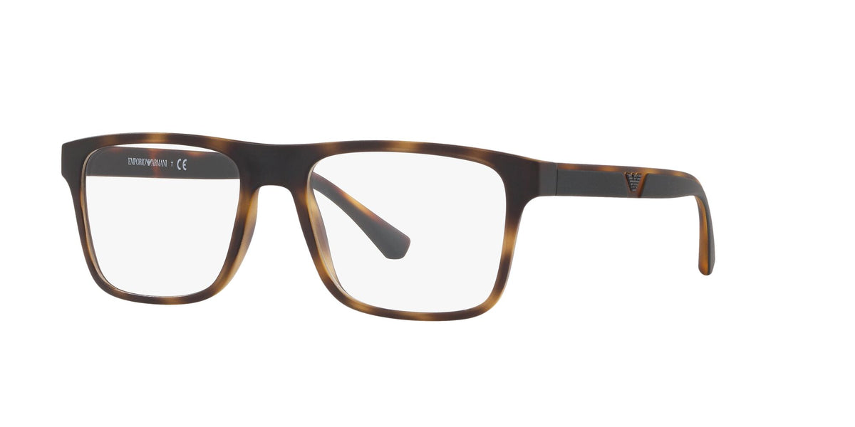 Emporio Armani  0EA4115 58021W 54 Matte Havana/ Clear 54 / Plastic / Plastic