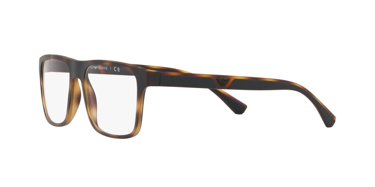 Emporio Armani  0EA4115 58021W 54 Matte Havana/ Clear 54 / Plastic / Plastic
