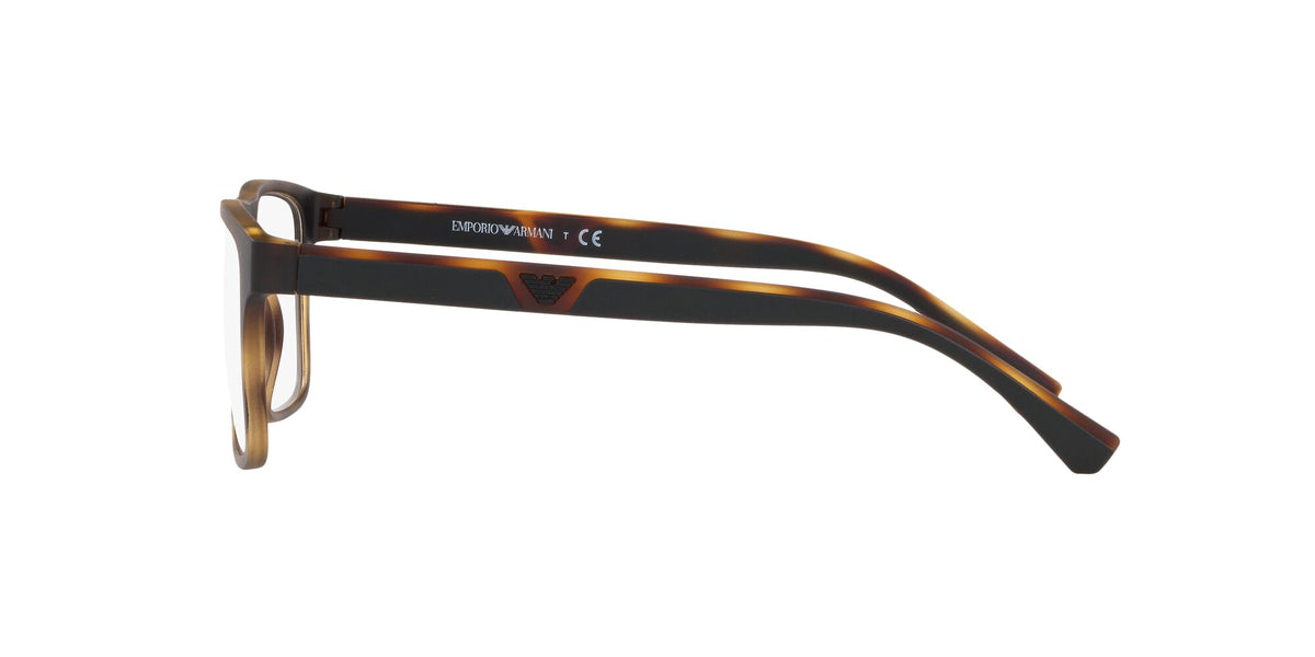 Emporio Armani  0EA4115 58021W 54 Matte Havana/ Clear 54 / Plastic / Plastic