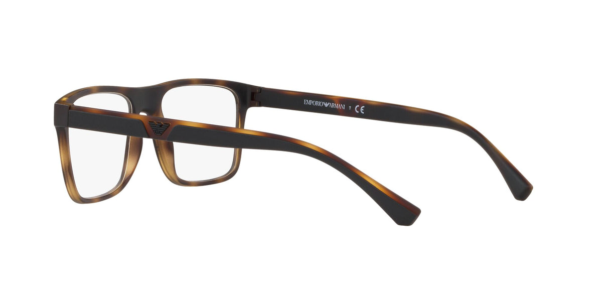 Emporio Armani  0EA4115 58021W 54 Matte Havana/ Clear 54 / Plastic / Plastic