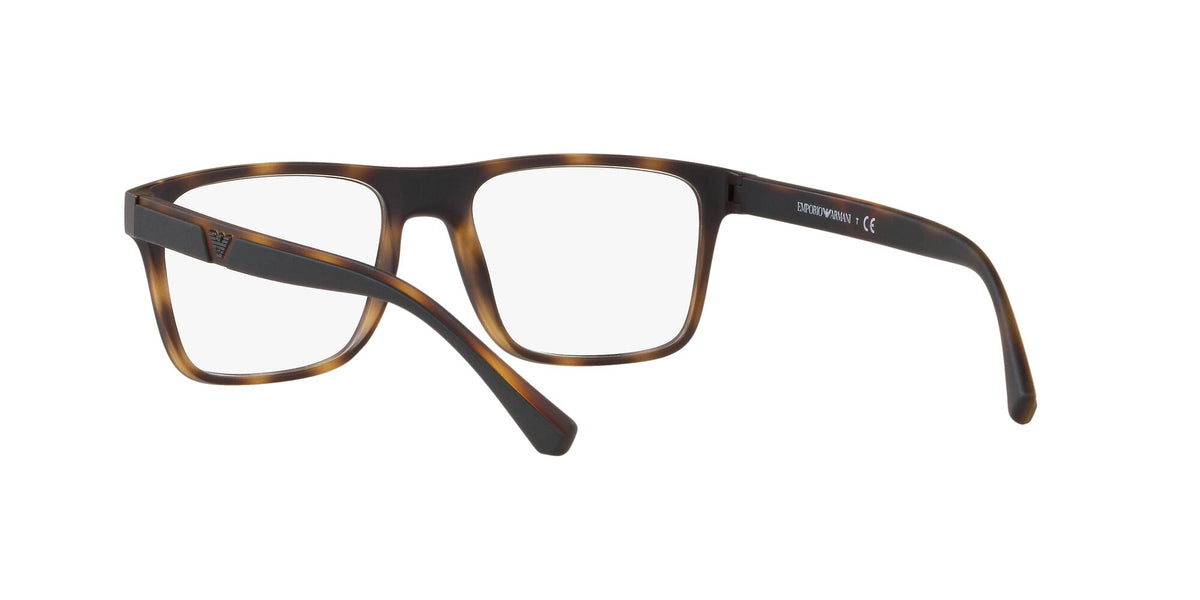 Emporio Armani  0EA4115 58021W 54 Matte Havana/ Clear 54 / Plastic / Plastic