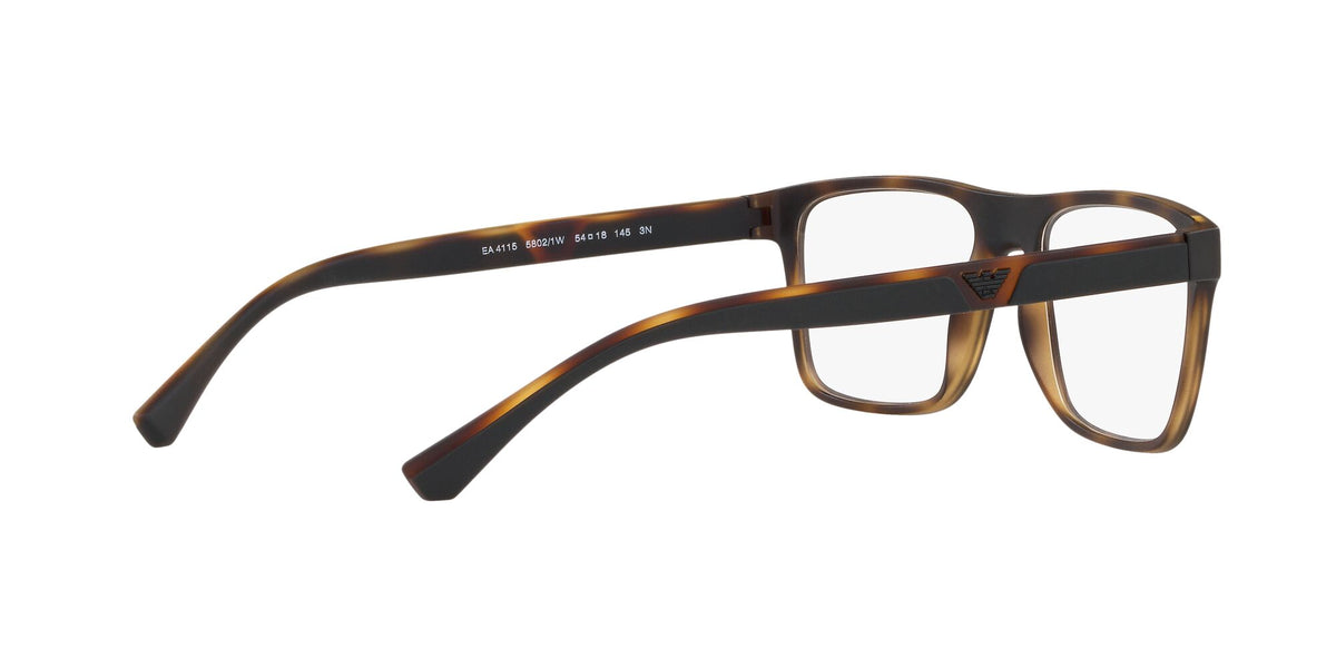 Emporio Armani  0EA4115 58021W 54 Matte Havana/ Clear 54 / Plastic / Plastic