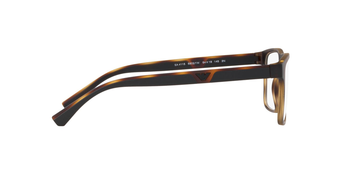 Emporio Armani  0EA4115 58021W 54 Matte Havana/ Clear 54 / Plastic / Plastic