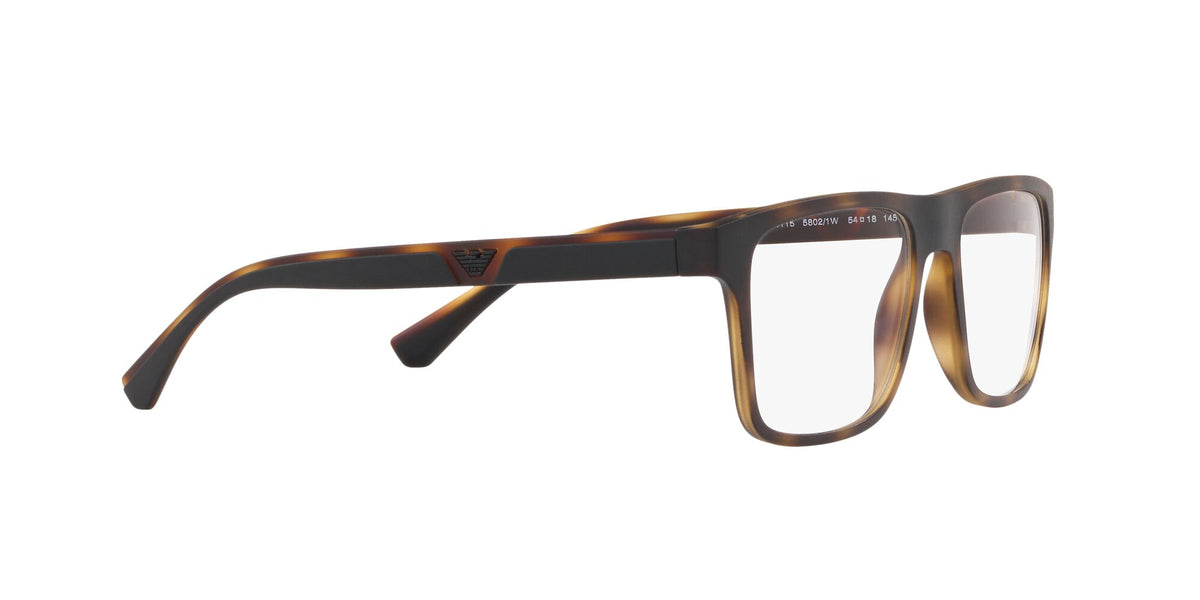 Emporio Armani  0EA4115 58021W 54 Matte Havana/ Clear 54 / Plastic / Plastic