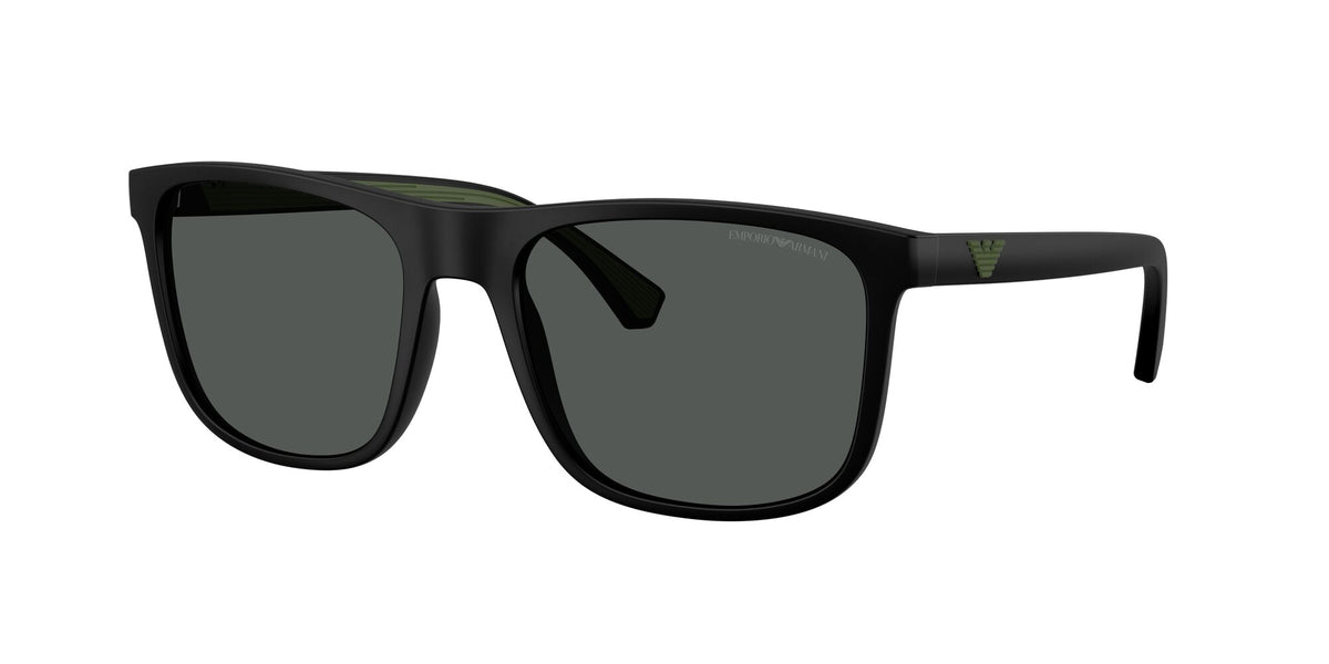 Emporio Armani  0EA4129 504287 56 Matte Black/ Grey 56 / Plastic