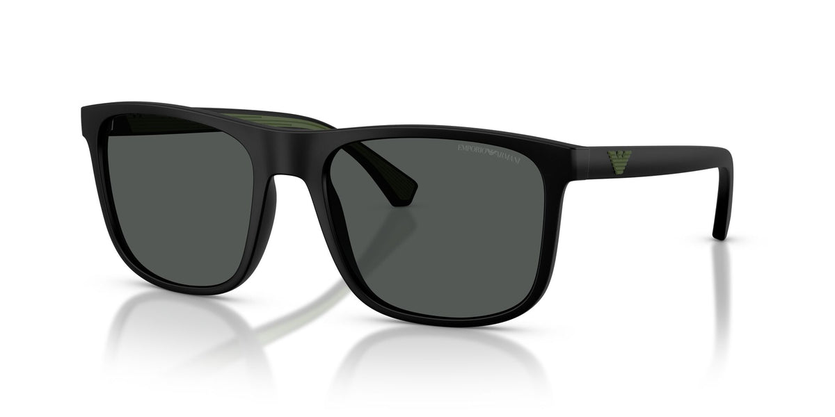 Emporio Armani  0EA4129 504287 56 Matte Black/ Grey 56 / Plastic