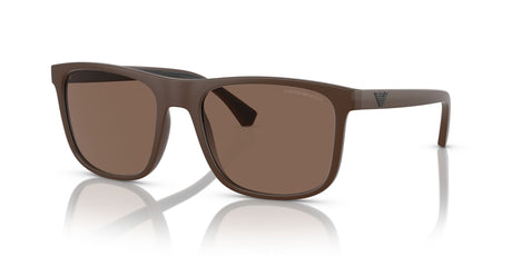 Emporio Armani  0EA4129 511973 56 Matte Brown/ Dark Brown 56 / Polycarbonate / Injected / Molded