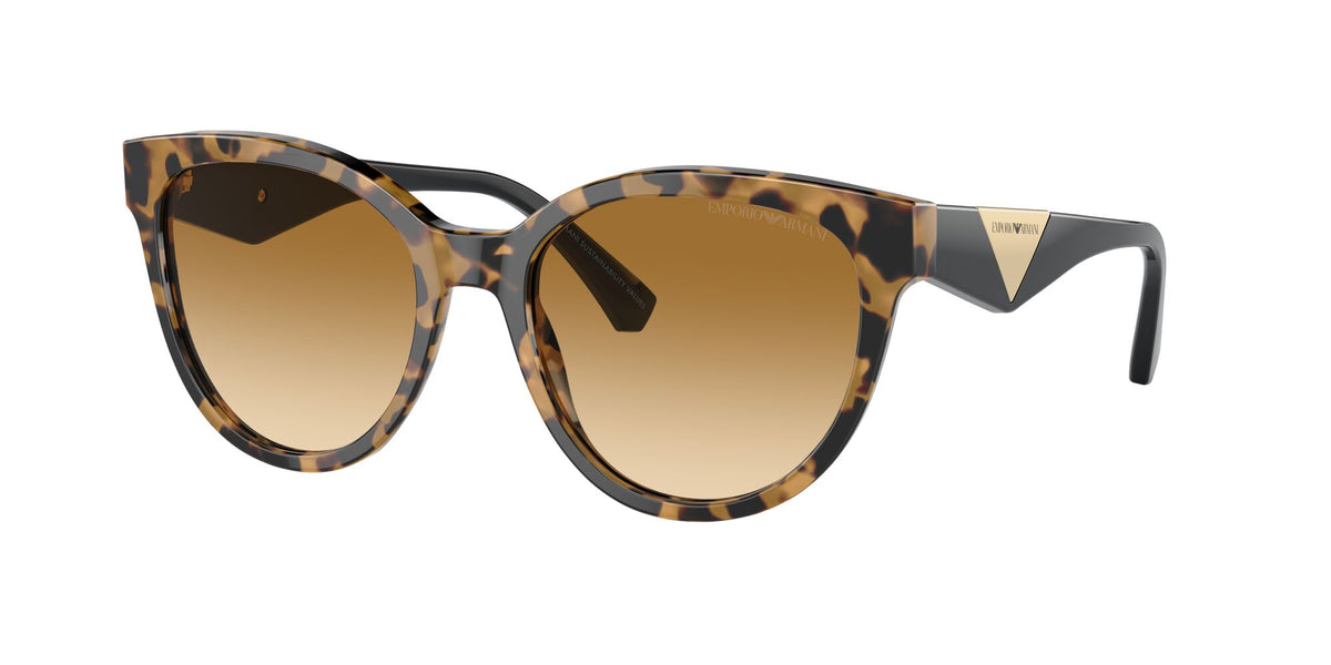 Emporio Armani  0EA4140 60593B 55 Havana Yellow/ Yellow Gradient Light Brown 55 / Polyamide Bio / Acetate / Acetate