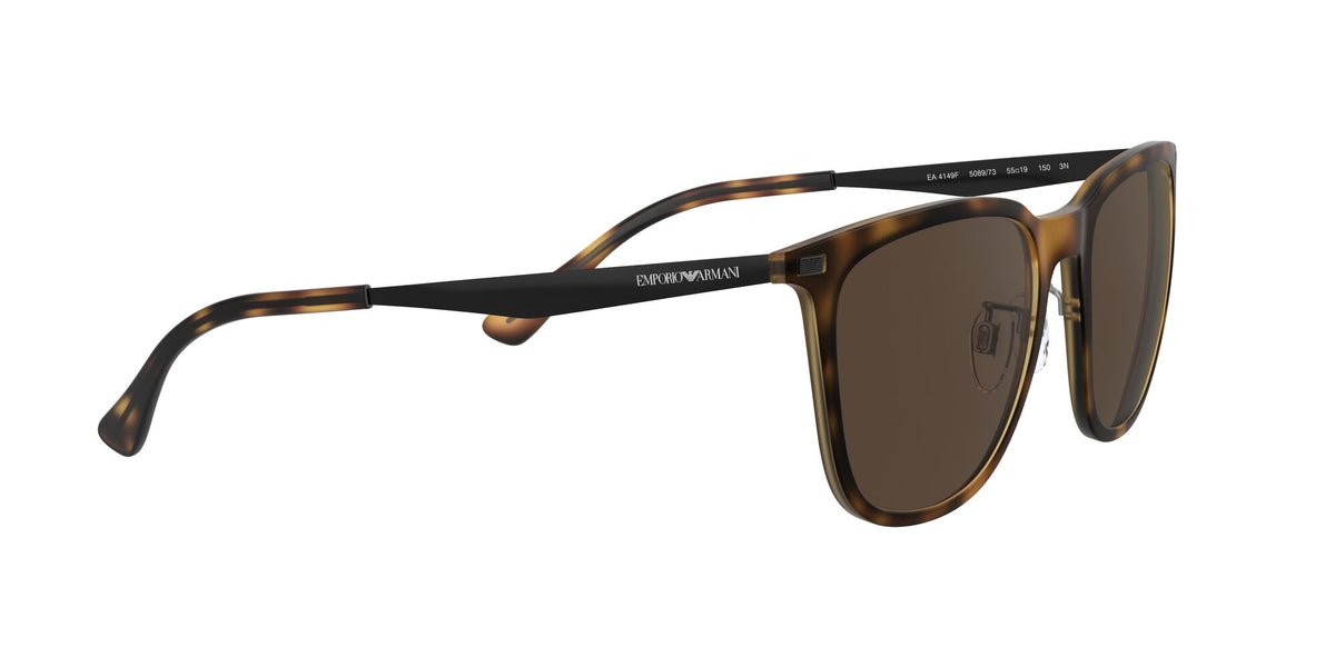 EA 4149F Emporio Armani  Matte Havana / Brown 55 55 / Polycarbonate / Injected / Metal