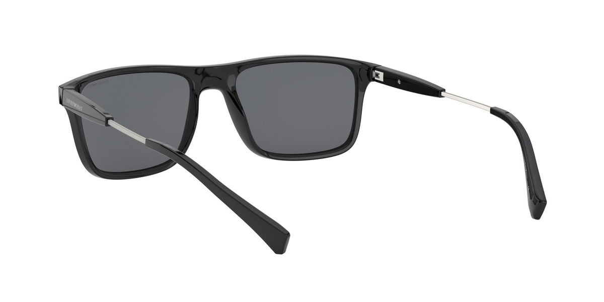 EA 4151F Emporio Armani  Matte Black / Grey 57 57 / Polycarbonate / Acetate / Metal