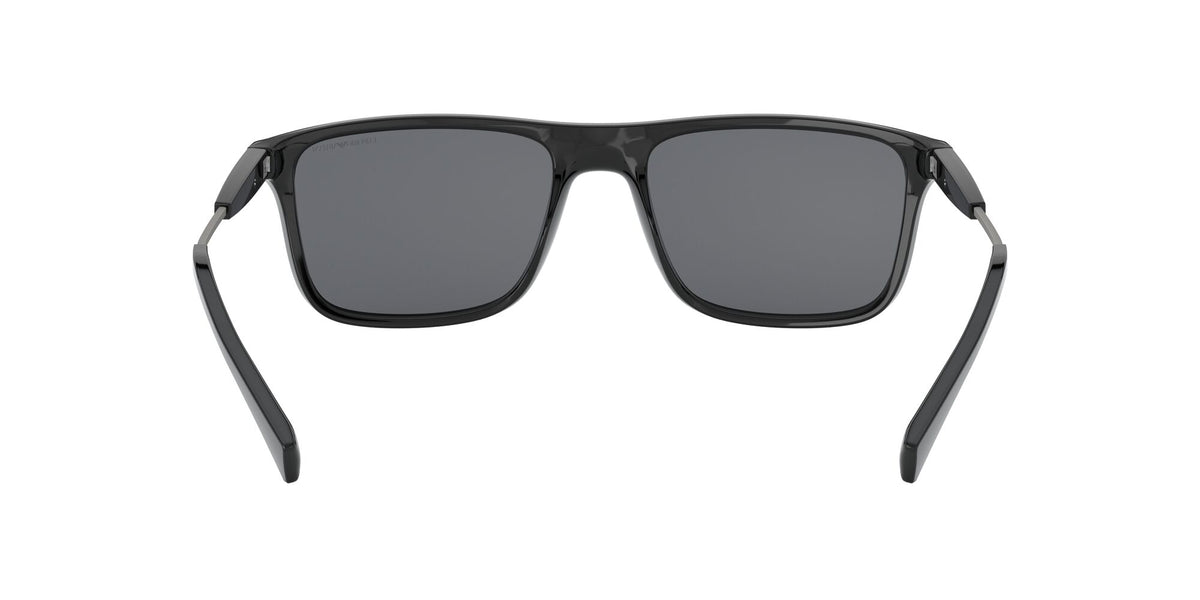 EA 4151F Emporio Armani  Matte Black / Grey 57 57 / Polycarbonate / Acetate / Metal
