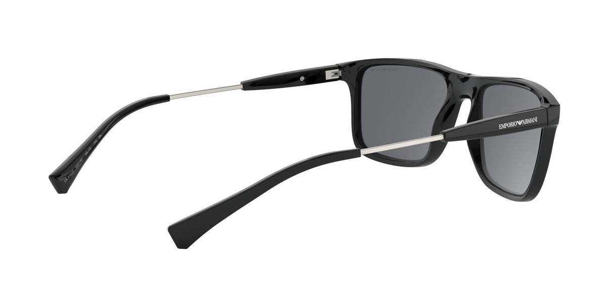 EA 4151F Emporio Armani  Matte Black / Grey 57 57 / Polycarbonate / Acetate / Metal