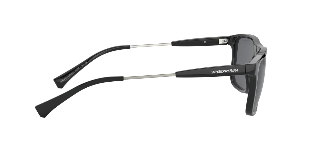 EA 4151F Emporio Armani  Matte Black / Grey 57 57 / Polycarbonate / Acetate / Metal