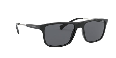 EA 4151F Emporio Armani  Matte Black / Grey 57 57 / Polycarbonate / Acetate / Metal
