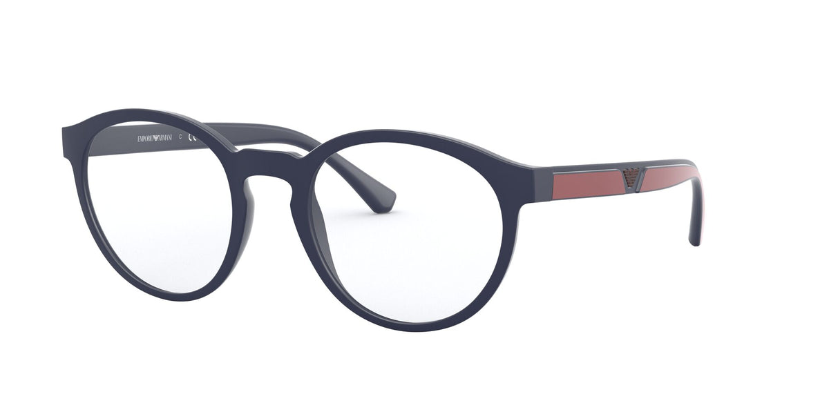 Emporio Armani  0EA4152 56691W 52 Matte Blue/ Clear 52 / Plastic