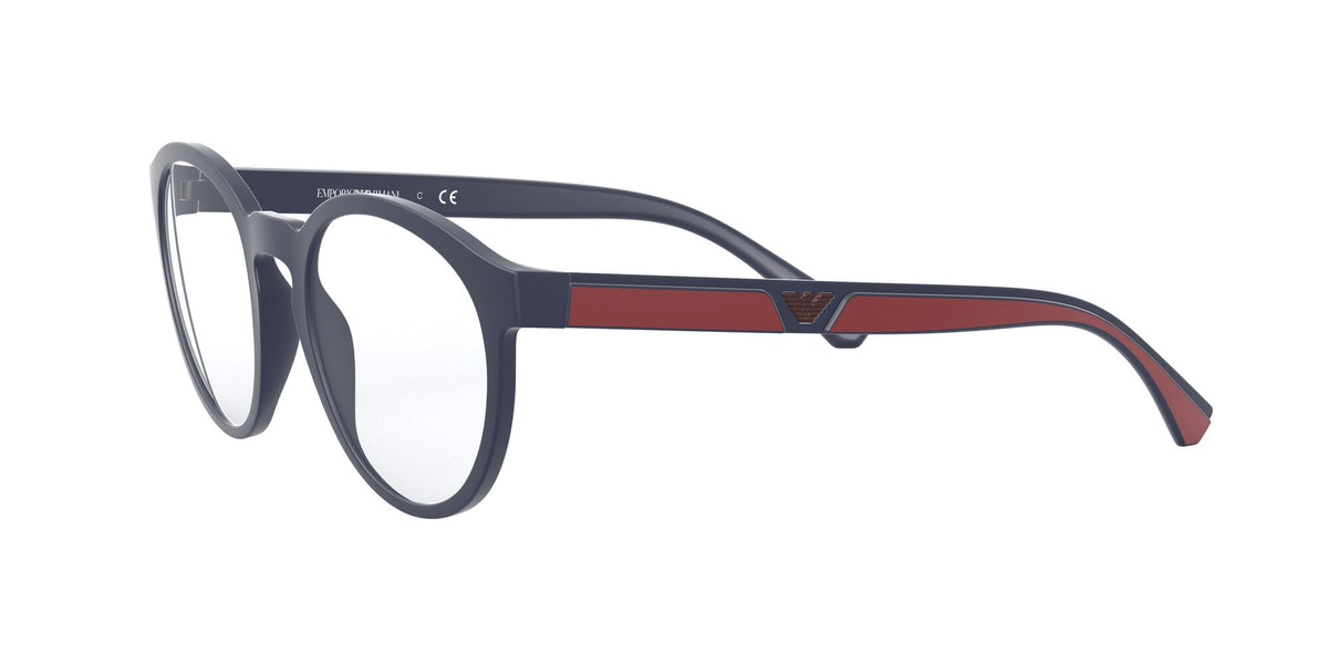 Emporio Armani  0EA4152 56691W 52 Matte Blue/ Clear 52 / Plastic