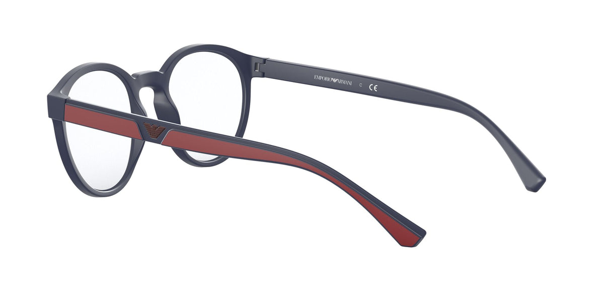 Emporio Armani  0EA4152 56691W 52 Matte Blue/ Clear 52 / Plastic