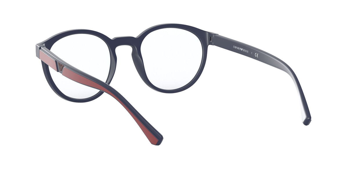 Emporio Armani  0EA4152 56691W 52 Matte Blue/ Clear 52 / Plastic