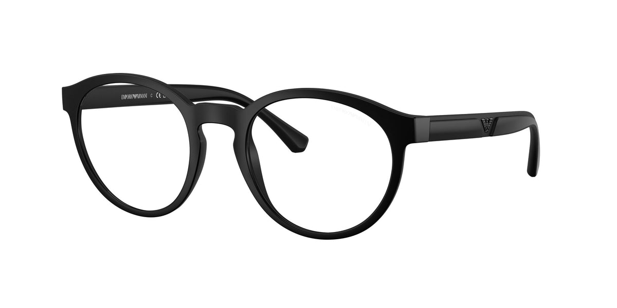 Emporio Armani 0EA4152 58011W 52 Matte Black/ Clear