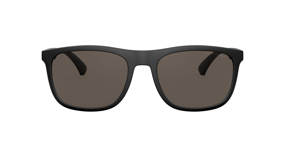 Emporio Armani EA 4158 Matte Black / Brown 57 / Polyamide Bio / Nylon / Nylon
