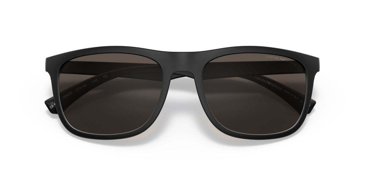 Emporio Armani EA 4158 Matte Black / Brown 57 / Plastic