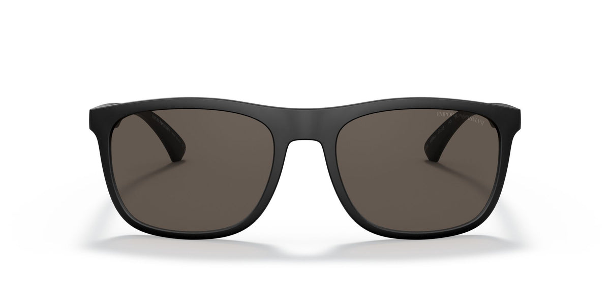 Emporio Armani EA 4158 Matte Black / Brown 57 / Plastic