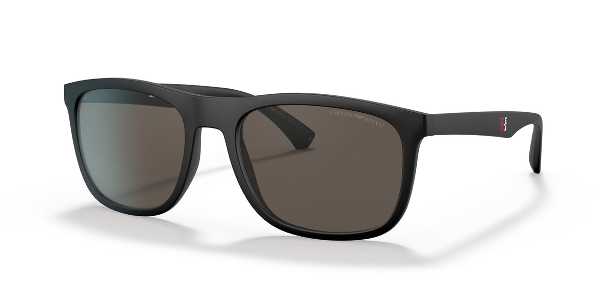 Emporio Armani EA 4158 Matte Black / Brown 57 / Plastic
