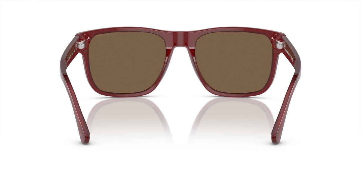 Emporio Armani  0EA4163 507573 56 Transparent Bordeaux/ Dark Brown 56 / Polyamide Bio / Acetate / Acetate