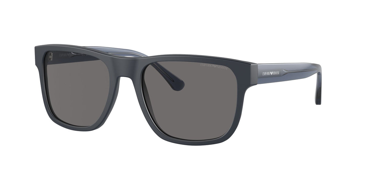 Emporio Armani  0EA4163 508881 56 Matte Blue/ Dark Grey Polar 56 / Cr39 / Acetate / Acetate